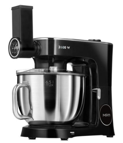 MPM MRK-26 Konyhai Robotgép húsdarálóval, 2600 watt, 6,5 literes tállal