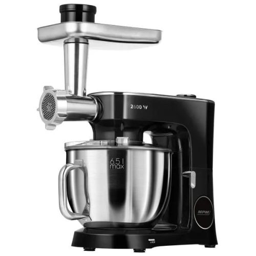 MPM MRK-26 Konyhai Robotgép húsdarálóval, 2600 watt, 6,5 literes tállal