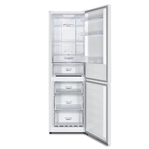 Gorenje N619EAW4 NoFrost Alulfagyasztós hűtőszekrény, 186 cm, fehér, 60 cm széles