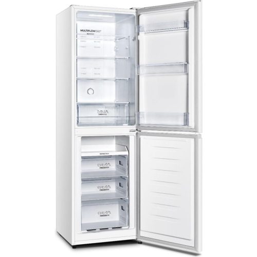 Gorenje NRK418ECW4 NoFrost Alulfagyasztós hűtőszekrény, 180 cm magas, 55cm széles, fehér