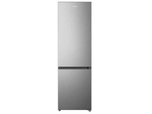 Gorenje NRK418EES4 NoFrost Alulfagyasztós hűtőszekrény, 180 cm, ezüst, 55 cm széles