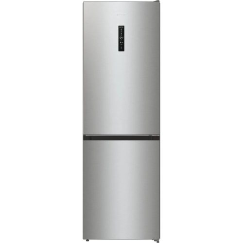 Gorenje NRK619DA2XL4 Alulfagyasztós hűtőszekrény, NoFrost, 186 cm, ezüst, 60 cm széles