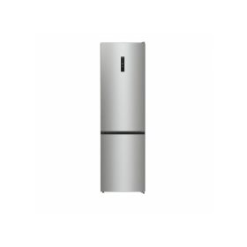  Gorenje NRK62CA2XL4Z Alulfagyasztós hűtőszekrény, NoFrost, 200 cm, ezüst, 60 cm széles, rozsdamentes acél front