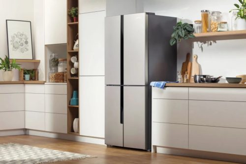 Gorenje NRM8182MX Multidoor hűtőszekrény, Négy ajtós, NoFrost, felül hűtő, alul fagyasztó