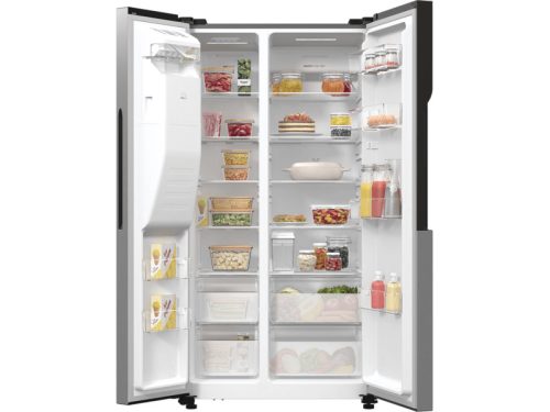 Gorenje NRR9185ESXL Side-by-side hűtőszekrény, Italadagolóval, jégkészítővel, NoFrost