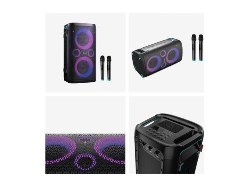 Hisense Party Storm 1 Bluetooth party hangszóró 2 mikrofonnal