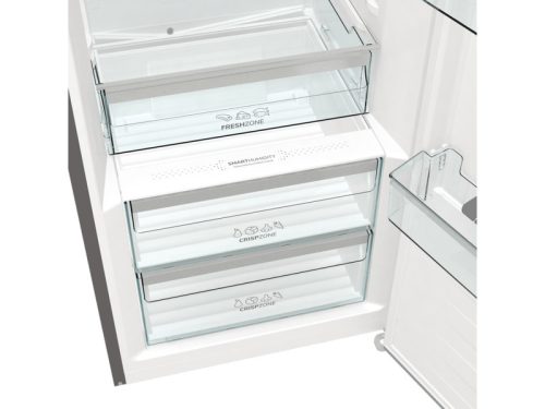 Gorenje R619EAXL6 Hűtőszekrény, 185 cm, ezüst, rozsdamentes acél ajtó, E energiaosztály, 398 liter