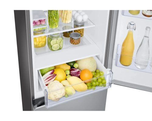 Samsung RB33B610ESA NoFrost Alulfagyasztós hűtőszekrény, Óriási űrtartalommal! 185 cm, ezüst