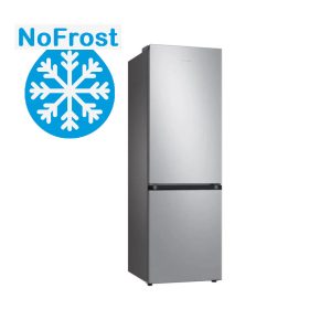   Samsung RB34C600ESA NoFrost Alulfagyasztós hűtőszekrény, Óriási űrtartalommal! 185 cm, ezüst