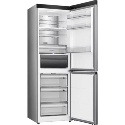 Hisense RB3K330SAIE Alulfagyasztós hűtőszekrény, NoFrost, 185 cm, ezüst, 60 cm széles