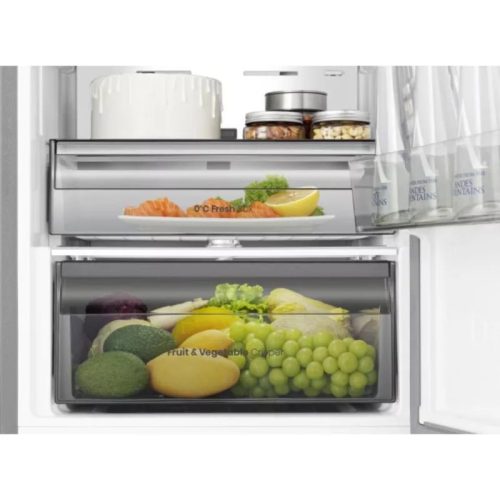 Hisense RB3K330SAIE Alulfagyasztós hűtőszekrény, NoFrost, 185 cm, ezüst, 60 cm széles