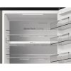 Hisense RB5P410SACC Alulfagyasztós hűtőszekrény, NoFrost, 203 cm, inox, 60 cm széles, ConnectLife távoli vezérlés