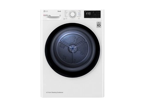 LG RH80V3AV6N Hőszívattyús Szárítógép, automatikus kondenzátortisztítással, 8 kg, D energiaosztály