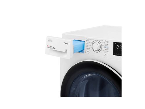 LG RH80V3AV6N Hőszívattyús Szárítógép, automatikus kondenzátortisztítással, 8 kg, D energiaosztály