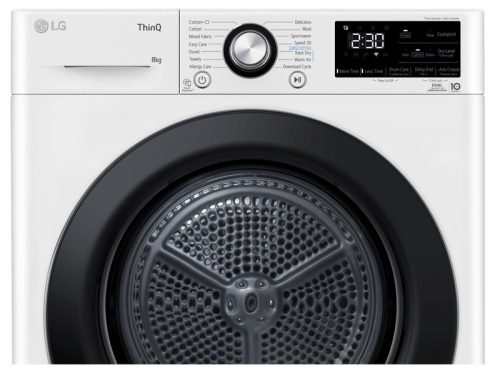 LG RH80V3AVBN Hőszívattyús Szárítógép A++, 8 kg,  Automatikus kondenzátortisztítással!