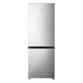   Gorenje RK14EPS4 Alulfagyasztós hűtőszekrény, 144 cm, ezüst, rozsdamentes acél front