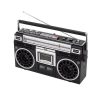 SAL RRT BROOKLYN sztereó kazettás rádiós magnó, Bluetooth, USB, microSD, MP3, felvétel, 4-sávos rádió