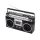 SAL RRT BROOKLYN sztereó kazettás rádiós magnó, Bluetooth, USB, microSD, MP3, felvétel, 4-sávos rádió