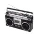 SAL RRT BROOKLYN sztereó kazettás rádiós magnó, Bluetooth, USB, microSD, MP3, felvétel, 4-sávos rádió