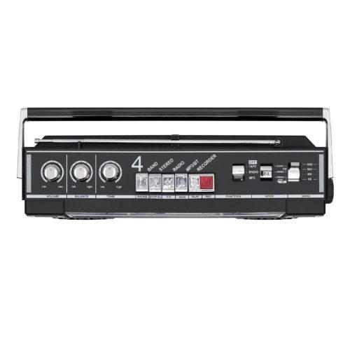 SAL RRT BROOKLYN sztereó kazettás rádiós magnó, Bluetooth, USB, microSD, MP3, felvétel, 4-sávos rádió