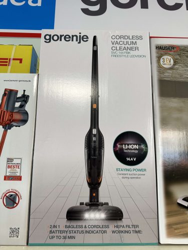 Gorenje SVC144 Porszívó Akkumulátoros, vezeték nélküli, 38 perces üzemidővel