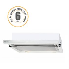   CATA TF-2003-60-W Páraelszívó TF-2003/60 LED Fehér Üveg,  kihúzhatós