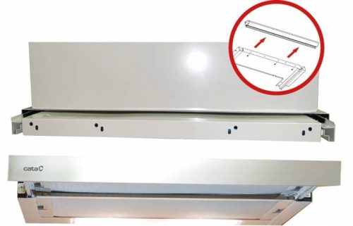 CATA TF-2003-60-X Páraelszívó TF-2003/60 LED duralum inox, kihúzhatós