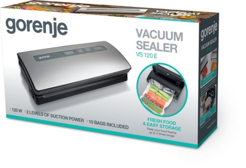 Gorenje VS120E Vákuumfóliázó gép, fóliahegesztő, ezüst