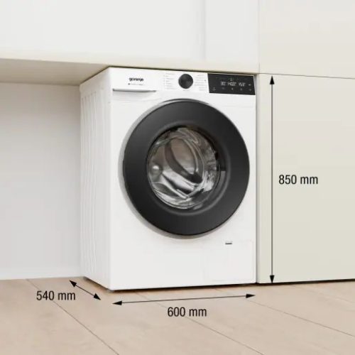 GORENJE WG474A21 Elöltöltős keskeny mosógép, 7 kg, Európai gyártás,  kevésbé mély verzió, 3 év garancia