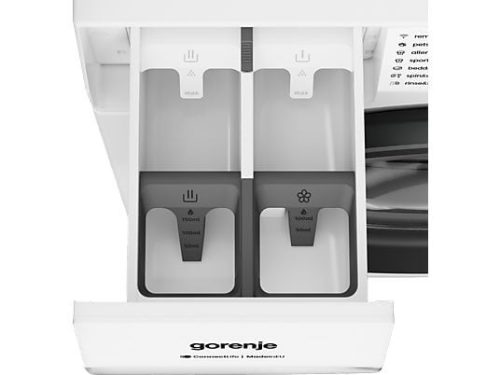 GORENJE WG4S84A2 Elöltöltős keskeny mosógép, 8 kg, Európai gyártás,  kevésbé mély verzió, 3 év garancia
