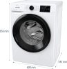 Gorenje WPNEI84A1SWIFI Inverteres Elöltöltős mosógép, 8 kg, 1400 centri,  Európai gyártás, A energiaosztály, 3 év garancia