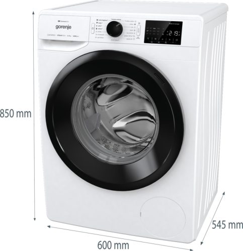 Gorenje WPNEI84A1SWIFI Inverteres Elöltöltős mosógép, 8 kg, 1400 centri,  Európai gyártás, A energiaosztály, 3 év garancia